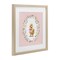 Stupell Industries Blush Pink Duckling Framed Print Under Glass, design by Christine Simpson Art